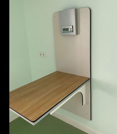 Mesa bascula de pared