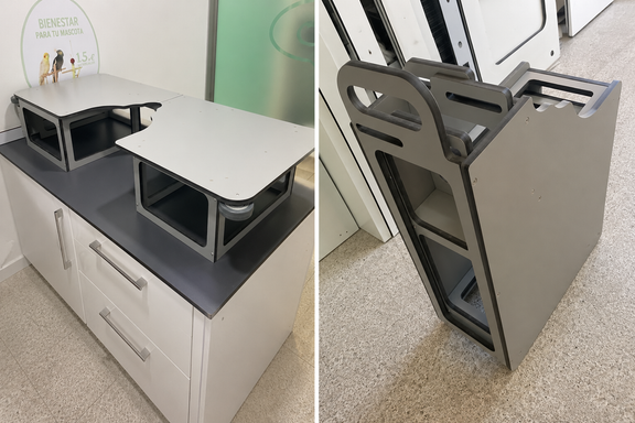 Mesa ecografia sobremesa portatil